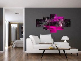 Obraz - Różowy las (125x70 cm)