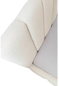 Łóżko tapicerowane Aura 180x200 z pojemnikiem - jasny beż bukla Quelle 02