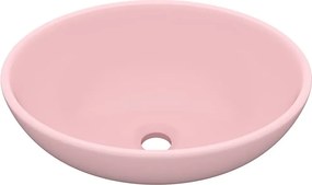 Ceramiczna umywalka na blat różowy mat Z5-M96
