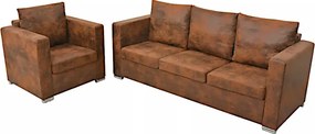 3-osobowa sofa i fotel do salonu Z7-B40