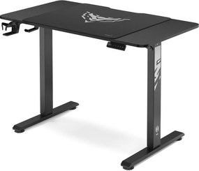 Biurko gamingowe elektryczne Diablo X-Tensio 110 cm, kolor czarny carbon