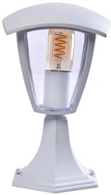 Mała lampa ogrodowa biała 3X N002 T0-C53