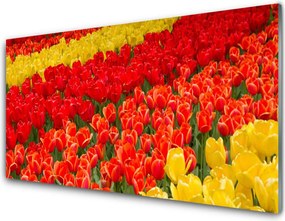 Szkło nad Blatem Wiosenny Bukiet Tulipanów