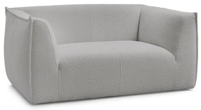 Jasnoszara sofa z materiału bouclé 170 cm Giorgia – Bobochic Paris