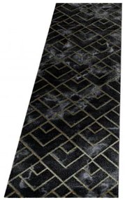 Dywan ekskluzywny Naxos mozaika brązowo- złoty 80 cm x 250 cm
