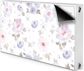 Magnes dekoracjny na kaloryfer Pastelowe kwiaty