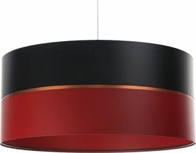 Lampa wisząca SIMPLY GLAMOUR 40 czerwona/czarna