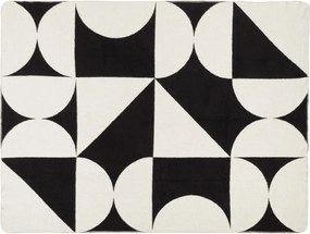 Czarno-kremowy koc 150x200 cm Tul – noo.ma