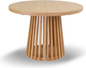 Stół rozkładany LAMELLI Dąb do Salonu Jadalni 110-210 x 110 x 76 cm, Okrągły