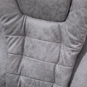 Vinsetto Fotel biurowy z masażem, ergonomiczny fotel biurowy z funkcją leżenia i ogrzewania, pilot, szary