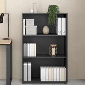 Niski regał biurowy otwarty Sign szary mat