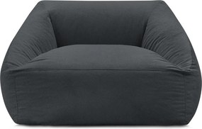 Ciemnoszary sztruksowy worek do siedzenia Lilibet – Bobochic Paris