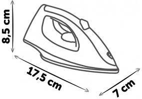 Smoby żelazko do prasowania z przyciskiem pary dla dzieci