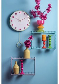 Turkusowa wielopoziomowa stalowa półka 40 cm Reja – PT LIVING