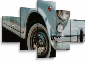 Obraz - Fiat retro samochód (125x70 cm)