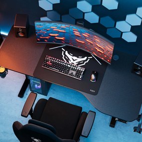 Biurko z regulacją wysokości DIABLO X-TENSIO 1600 czarne