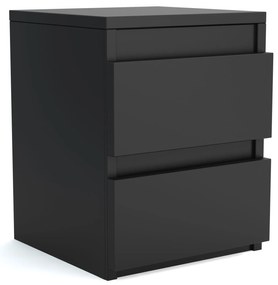 Szafka nocna komoda WIKI z 2 szufladami Czarny