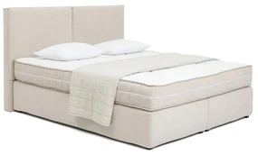 Beżowe łóżko kontynentalne 160x200 cm Olia Bold – Bonami Selection