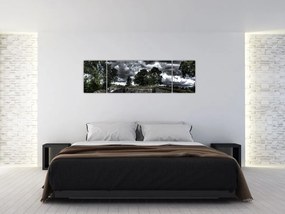Obraz zachmurzonego nieba (170x50 cm)