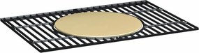 Avenberg Grill wielofunkcyjny BBQ Genius + ruszt żeliwny + kamień do pizzy, 70 x 103 x 105 cm