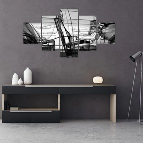 Obraz - Model samochodu 3D (125x70 cm)