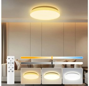 Brilagi - ściemnialna oprawa LED MILKY WAY LED/24W/230V 3000-6500K Ø 38 cm + pilot