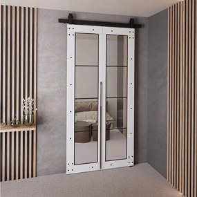 Drzwi Przesuwne QUDIO M6 Biały 80