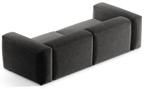 Ciemnoszara sofa 264 cm Bergano – Cosmopolitan Design