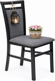 Klasyczne krzesło welurowe czarny + grafit Z8-T50