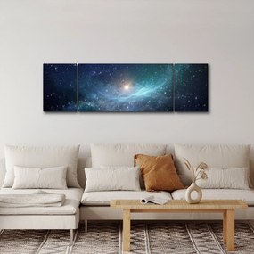 Obraz - Gwiazdy i mgławice (170x50 cm)