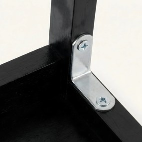 Bambusowy taboret ze schodkiem KROK, wys. 46 cm