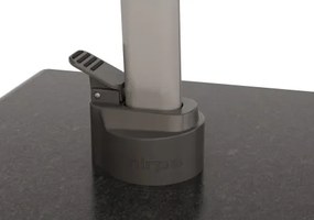 HYPERION 330 x 240 PRESTIGE - luksusowy huśtawkowy parasol ogrodowy z bocznym drążkiem : Kolor parasola - Aloes