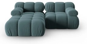 Morska aksamitna sofa 191 cm Bellis – Micadoni Home