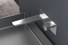 Designerska ścienna bateria umywalkowa XELO