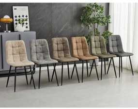 Zestaw krzeseł do jadalni Vintage CT-281 GREY3, 4szt.