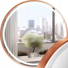 LUSTRO ŚCIENNE LED 90cm MMJ N miedziane szczotkowane