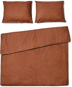 PrzytulneMieszkanie.pl PrzytulneMieszkanie.pl Bawełniana pościel CALMORA brązowa Rozmiar pościeli: 2 szt 70 x 90 cm | 160 x 220 cm