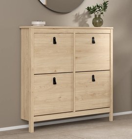 Szafka na buty Madrid z 4 półkami, jackson hickory