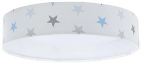 LED Plafon GALAXY KIDS LED/24W/230V stars białe/szare/niebieski