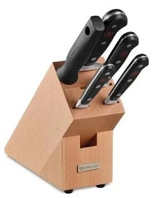 Wüsthof - Zestaw noży kuchennych w bloku CLASSIC, 6 szt., buk/beżowy