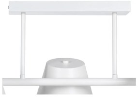 Biała lampa sufitowa 38x62,5 cm Simplico – Ixia