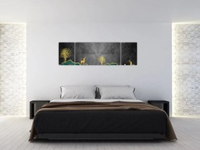 Obraz - Górska sceneria (170x50 cm)