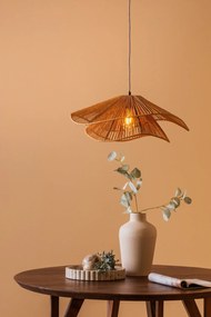 Lampa do jadalni nad stół SOMBRERA, klosz z plecionki, Ø 60 cm