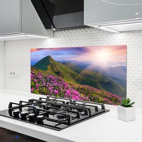 Panel nad blat kuchenny Kwiatowy Dywan U Stóp Gór