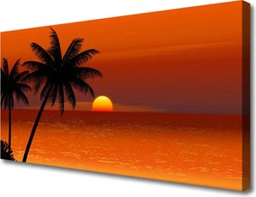 Obraz na płótnie Palma nad Słonecznym Morzem