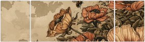 Obraz - Bee Meadow II. (170x50 cm)