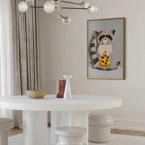 Plakat Szop łasuch 40x60 cm z ramą złotą bez marginesu ARTGEIST B