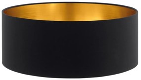 Eglo 32481 - Uniwersalny abażur TUNJA E27 śr. 30 cm czarny/miedziany