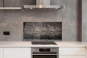 Szkło do Kuchni na Ścianę Rustykalny Akcent Ceglany