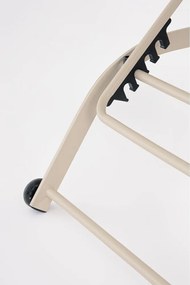 Metalowy leżak ogrodowy w naturalnym kolorze Taylor – Bizzotto